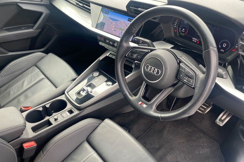 Audi A3 1.5 Tfsi 35 S Line Sportback S Tronic GL21YUB White #6
