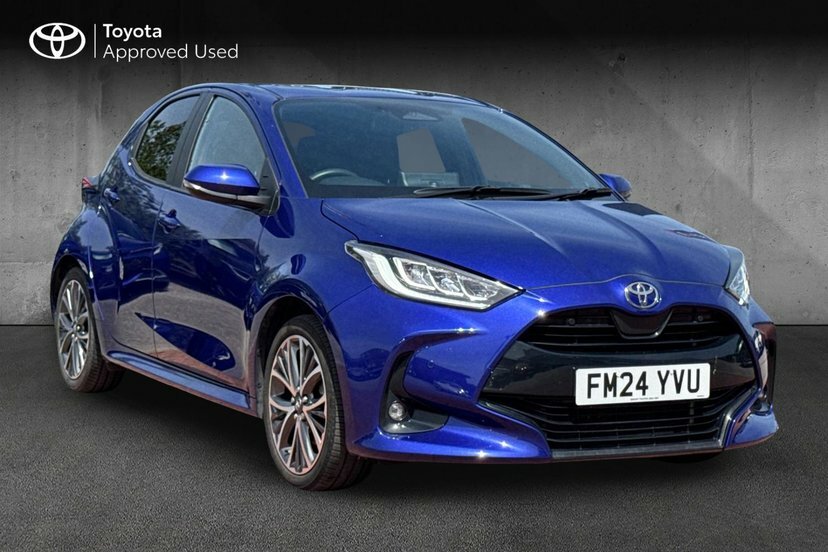 Toyota Yaris 1.5 Vvt-h Excel Hatchback Hybrid E-cvt FM24YVU Blue