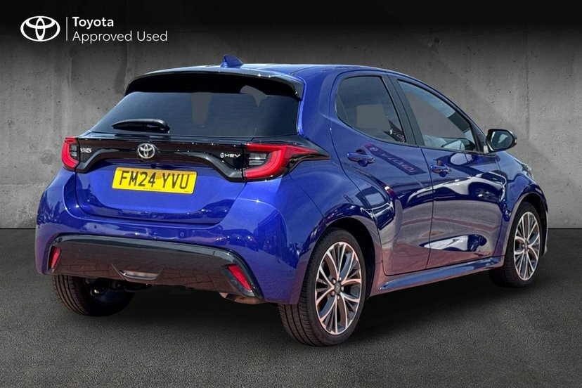 Toyota Yaris 1.5 Vvt-h Excel Hatchback Hybrid E-cvt FM24YVU Blue #2