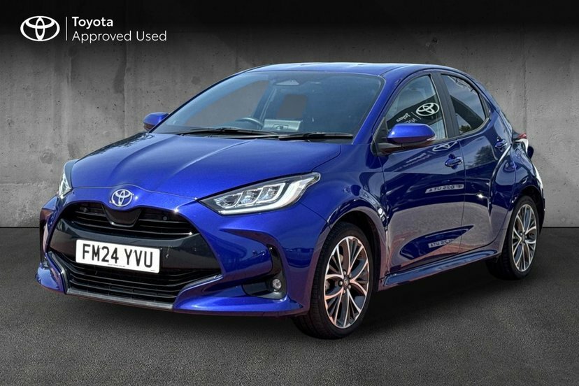 Toyota Yaris 1.5 Vvt-h Excel Hatchback Hybrid E-cvt FM24YVU Blue #3