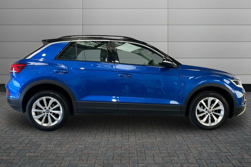 Volkswagen T-Roc 1.5 Tsi Life Suv Dsg 150 Ps AO72HZU Blue #4