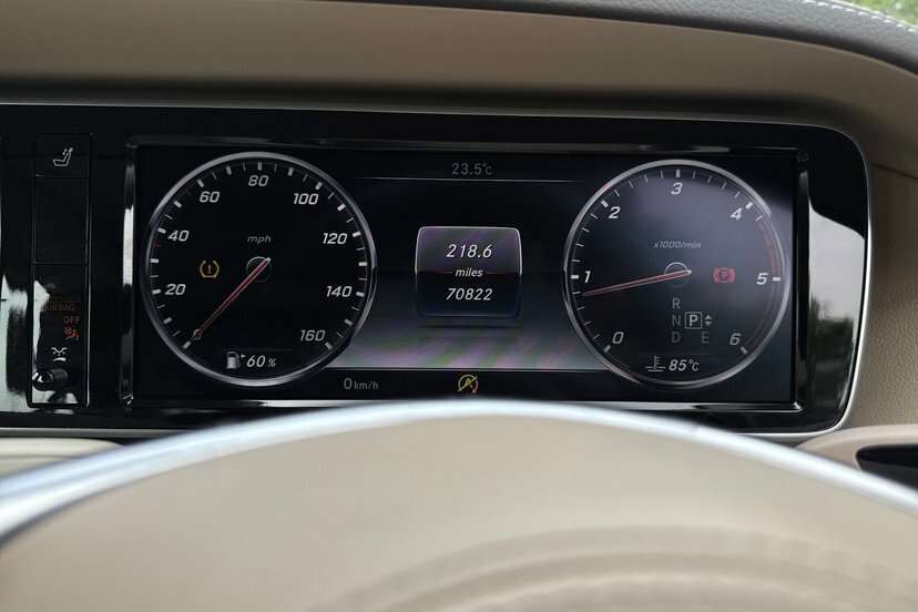 Mercedes-Benz S Class 3.0 S350d V6 Amg Line Saloon G-tronic Black #6