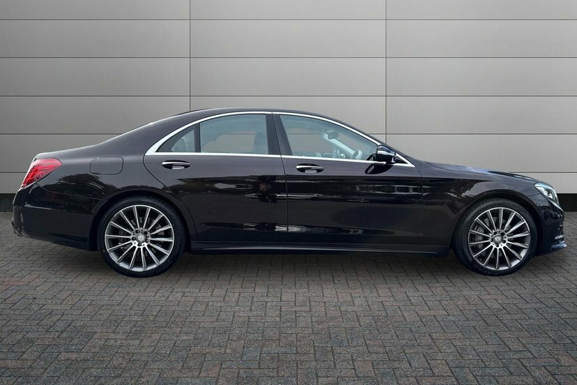 Mercedes-Benz S Class 3.0 S350d V6 Amg Line Saloon G-tronic Black #3