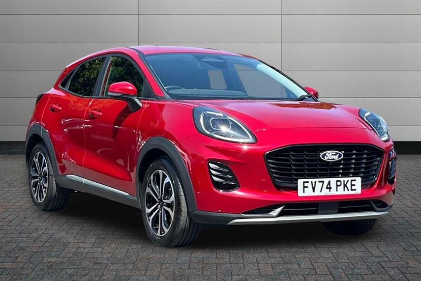 Ford Puma 1.0 Ecoboost Hybrid Mhev Titanium Red