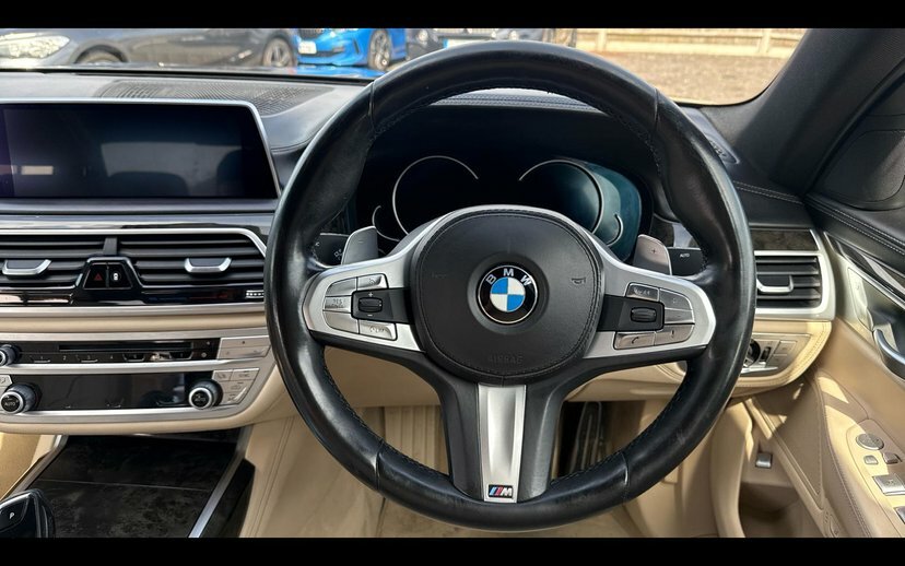BMW 7 Series 740D Xdrive M Sport Saloon Black #5