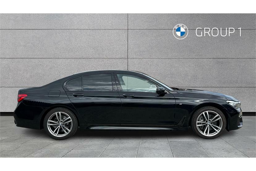 BMW 7 Series 740D Xdrive M Sport Black #3