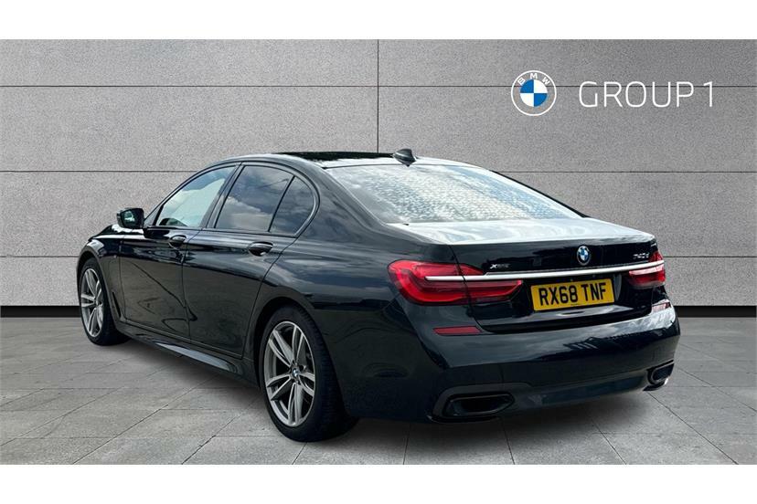 BMW 7 Series 740D Xdrive M Sport Black #2