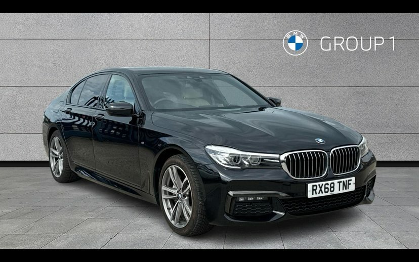 BMW 7 Series 740D Xdrive M Sport Saloon Black