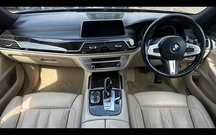BMW 7 Series 740D Xdrive M Sport Saloon Black #4