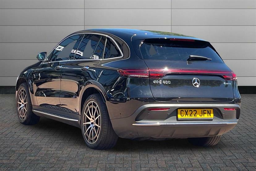 Mercedes-Benz EQC 400 300Kw Amg Line 80Kwh Black #2