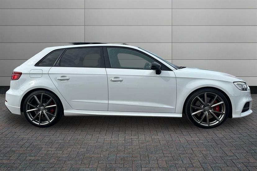 Audi A3 S3 Tfsi Quattro Black Edition S Tronic Tech White #3