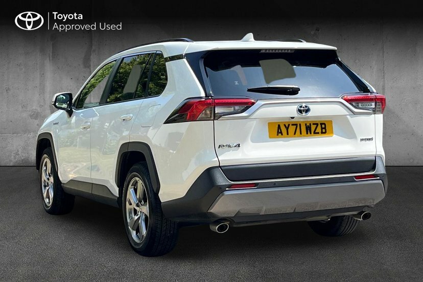Toyota Rav 4 2.5 Vvt-h Gpf Design Suv Hybrid Cvt 21 AY71WZB White #3
