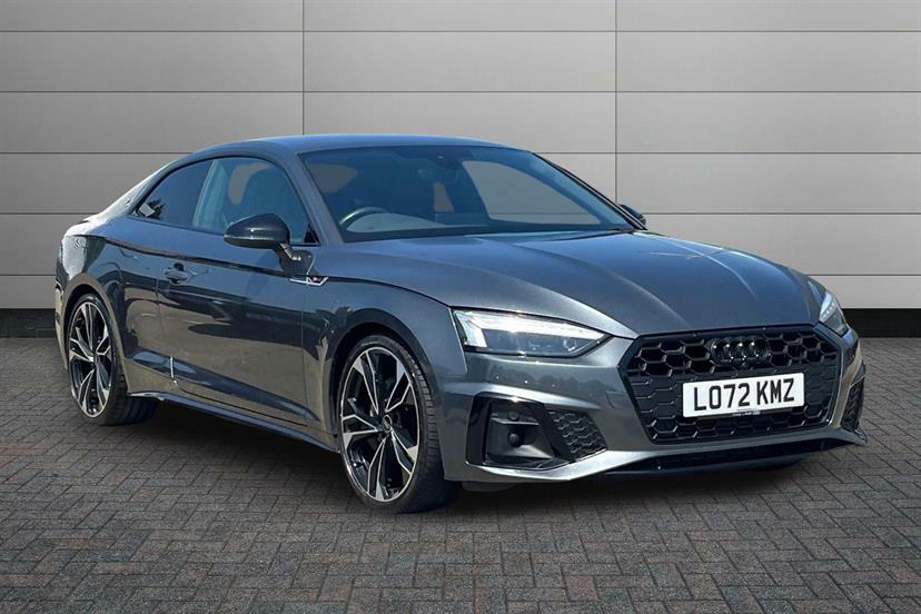 Audi A5 40 Tfsi 204 Black Edition S Tronic Cs Grey