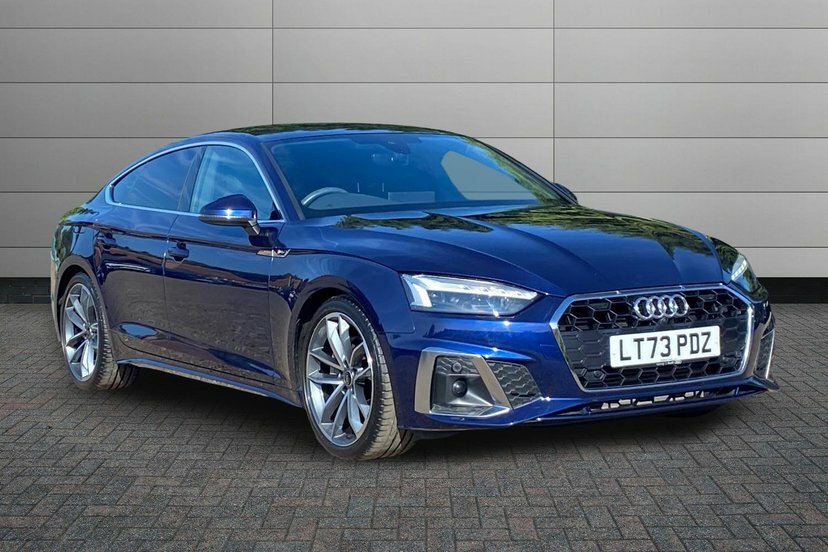 Audi A5 2.0 Tfsi 40 S Line Sportback S Tronic Blue