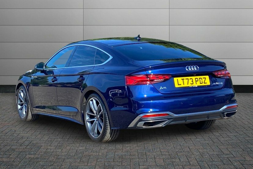 Audi A5 2.0 Tfsi 40 S Line Sportback S Tronic LT73PDZ Blue #3