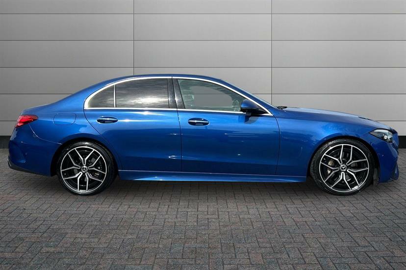 Mercedes-Benz C Class C300 Amg Line Premium Plus 9G-tronic Blue #3