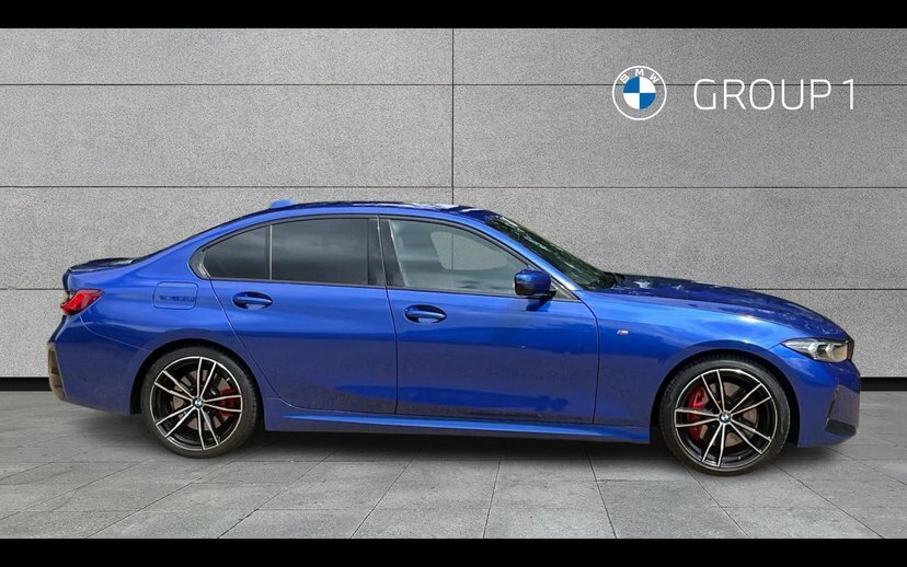 BMW 3 Series 320I M Sport Saloon YF24BJJ Blue #3