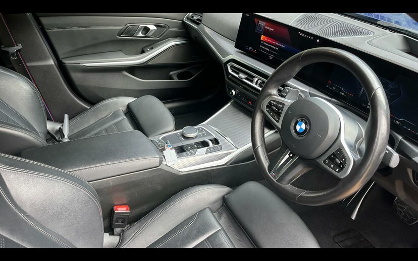 BMW 3 Series 320I M Sport Saloon YF24BJJ Blue #6