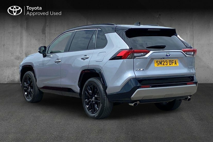 Toyota Rav 4 2.5 Vvt-h Gpf Dynamic Suv Hybrid Cvt 2 SM23DFA Black #4
