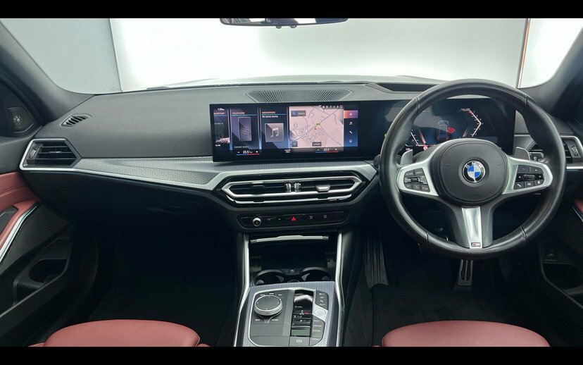 BMW 3 Series 320I M Sport Touring CK23FTY Black #4