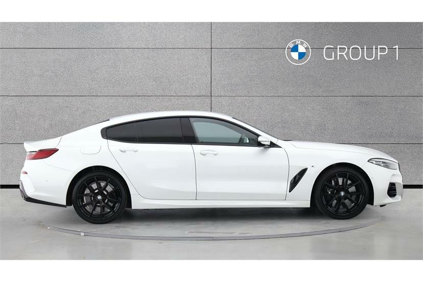 BMW 8 Series 840I M Sport White #3