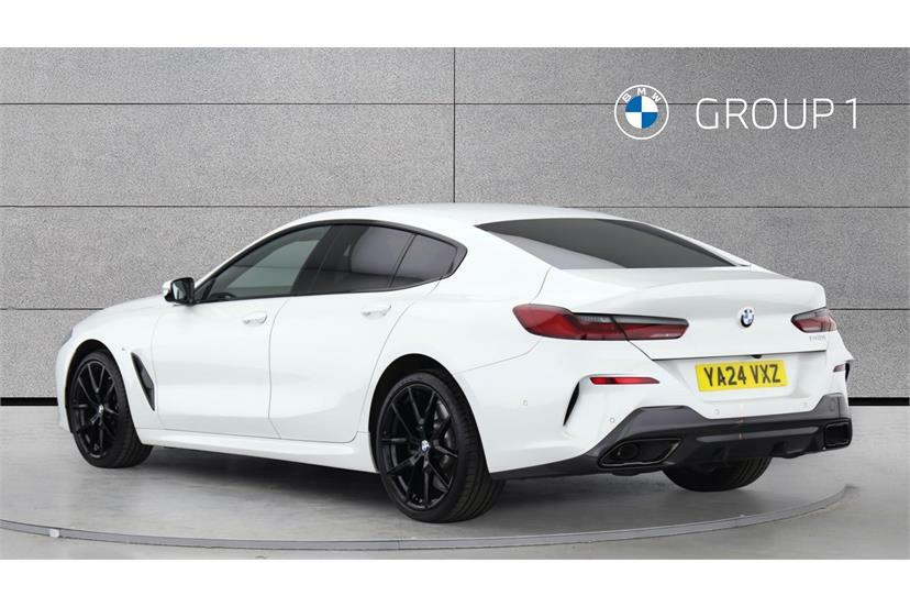 BMW 8 Series 840I M Sport White #2