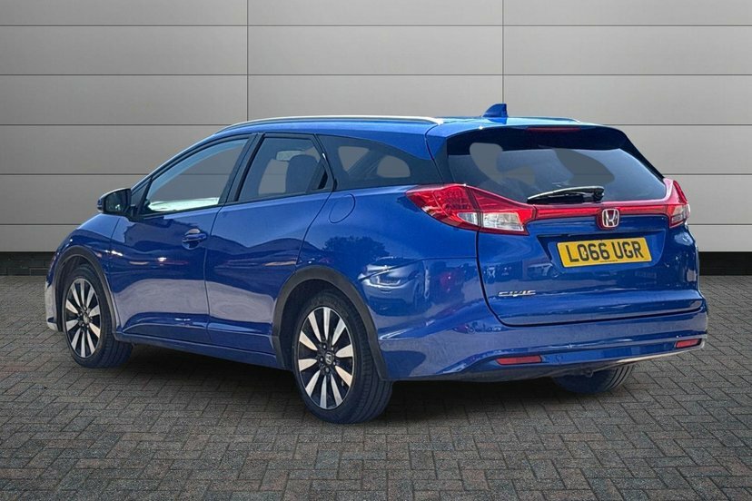 Honda Civic 1.6 I-dtec Sr Tourer Euro 5 120 LO66UGR Blue #3