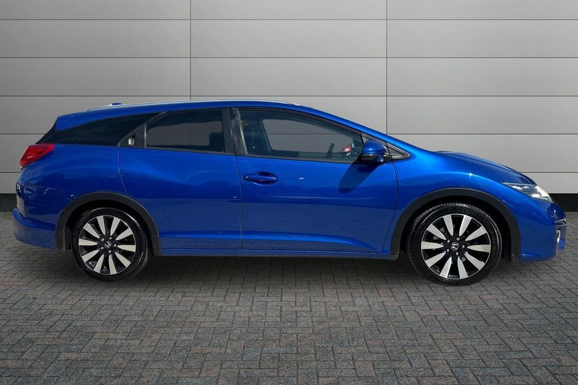 Honda Civic 1.6 I-dtec Sr Tourer Euro 5 120 LO66UGR Blue #4