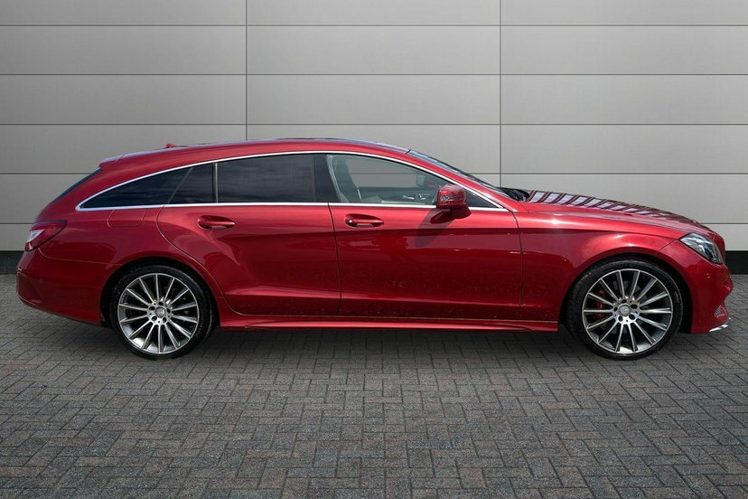 Mercedes-Benz CLS 3.0 Cls350 V6 Bluetec Amg Line Shooting Brake Red #4