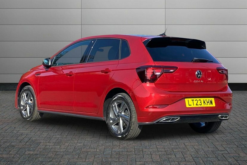 Volkswagen Polo 1.0 Tsi R-line Hatchback Dsg 95 Ps Black #3