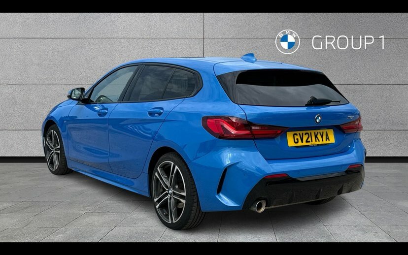BMW 1 Series 118I M Sport GV21KYA Blue #2