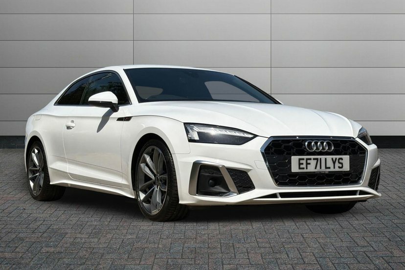 Audi A5 2.0 Tfsi 35 S Line Coupe S Tronic 150 White