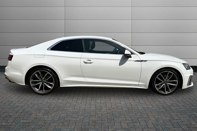 Audi A5 2.0 Tfsi 35 S Line Coupe S Tronic 150 White #4