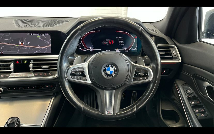 BMW 3 Series 320I M Sport Saloon EP21FWC Black #5