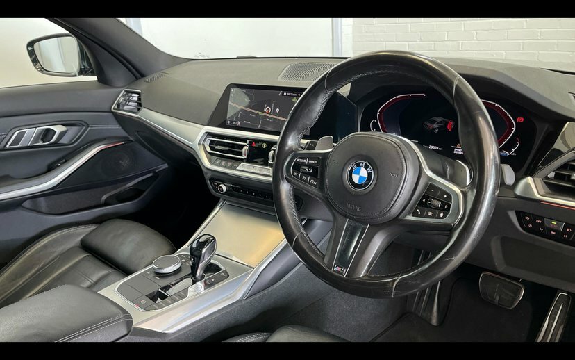 BMW 3 Series 320I M Sport Saloon EP21FWC Black #6