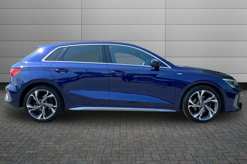 Audi A3 2.0 Tdi 35 S Line Sportback S Tronic 1 Blue #4