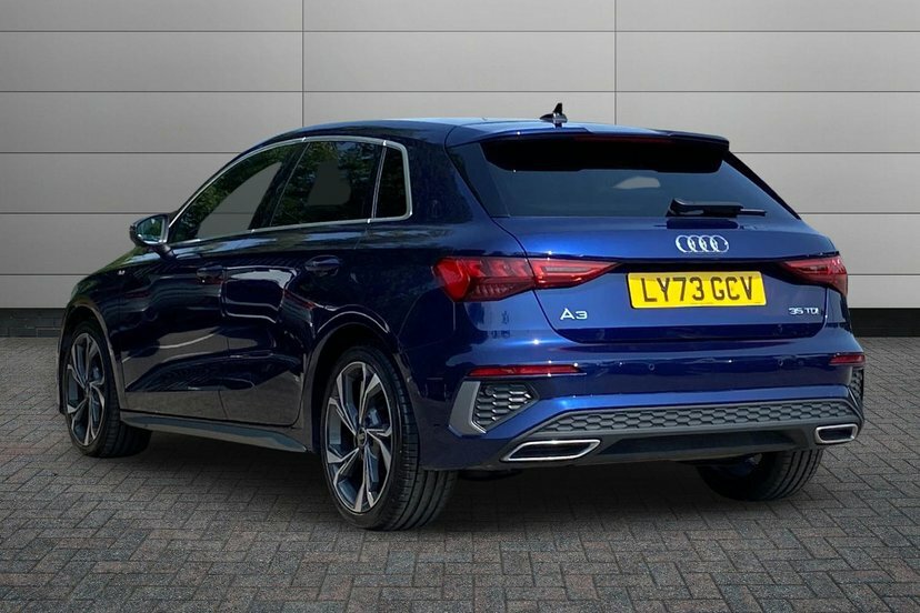 Audi A3 2.0 Tdi 35 S Line Sportback S Tronic 1 Blue #3