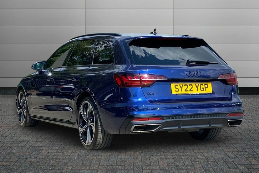 Audi A4 Avant 2.0 Tfsi 45 Black Edition Estate S Tron Blue #3