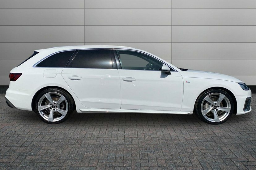 Audi A4 Avant 2.0 Tfsi 40 S Line Estate S Tronic 204 White #4