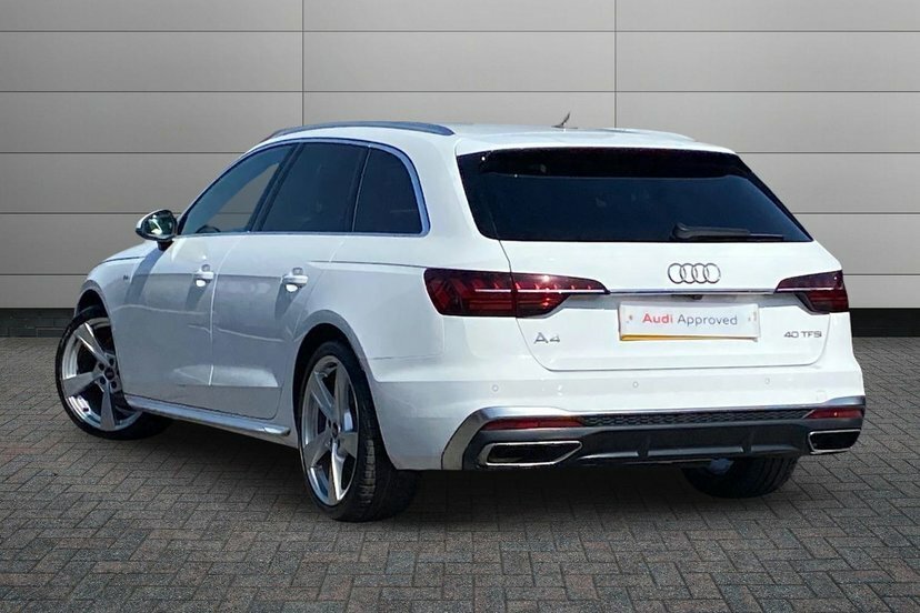 Audi A4 Avant 2.0 Tfsi 40 S Line Estate S Tronic 204 White #3