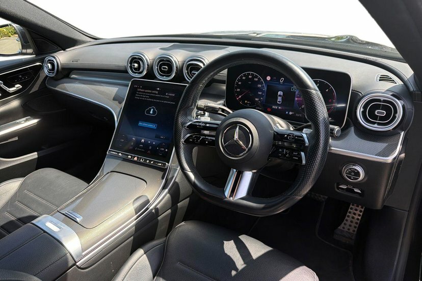 Mercedes-Benz C Class C220d Amg Line Premium Saloon HX22UUD Black #5