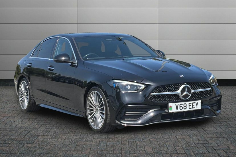 Mercedes-Benz C Class C220d Amg Line Premium Saloon Black