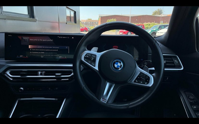 BMW 3 Series 330E M Sport Saloon GF24UFM Red #5