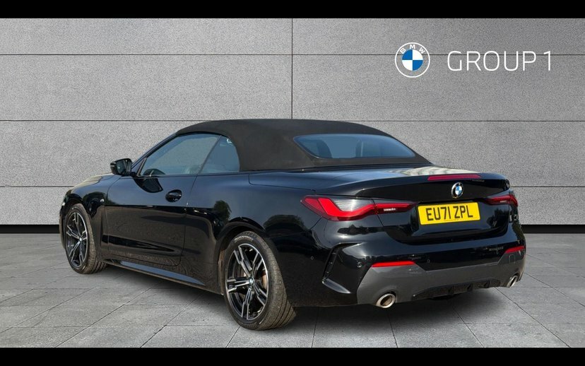 BMW 4 Series 420I M Sport Convertible Black #2