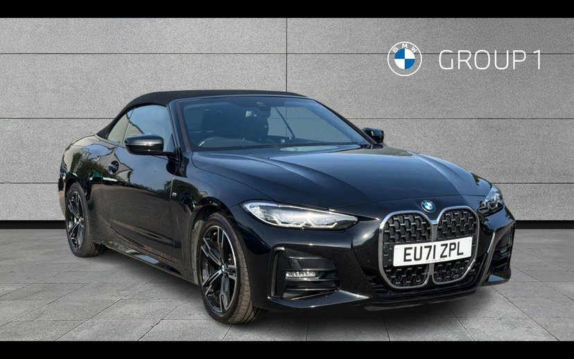 BMW 4 Series 420I M Sport Convertible Black