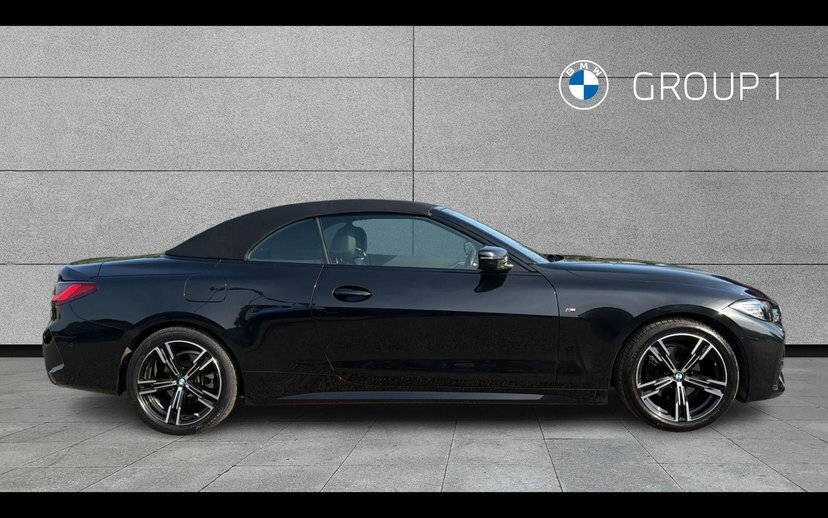 BMW 4 Series 420I M Sport Convertible Black #3