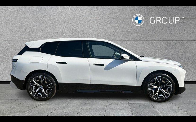 BMW iX Ix Xdrive40 M Sport White #3