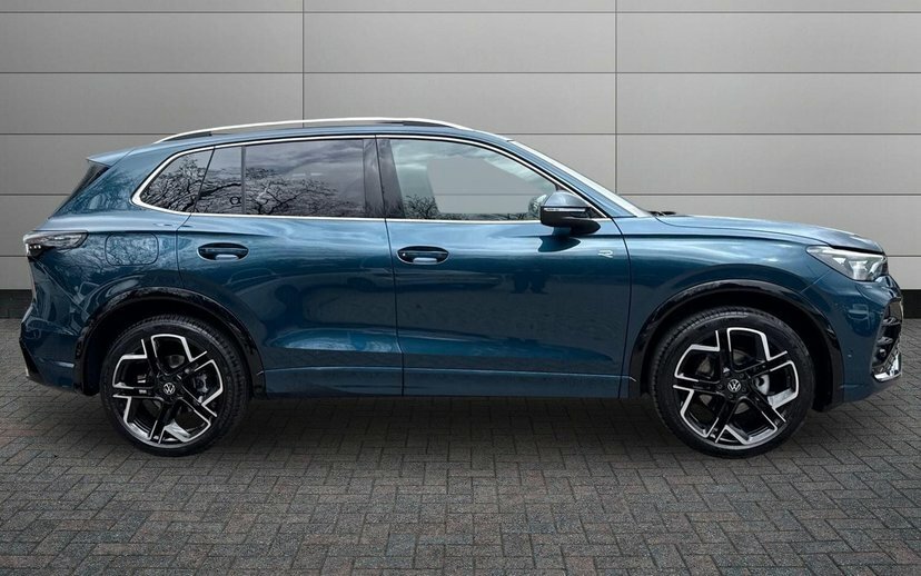 Volkswagen Tiguan 1.5 Etsi Mhev R-line Suv Hybrid Dsg 15 DF75GZY Blue #4