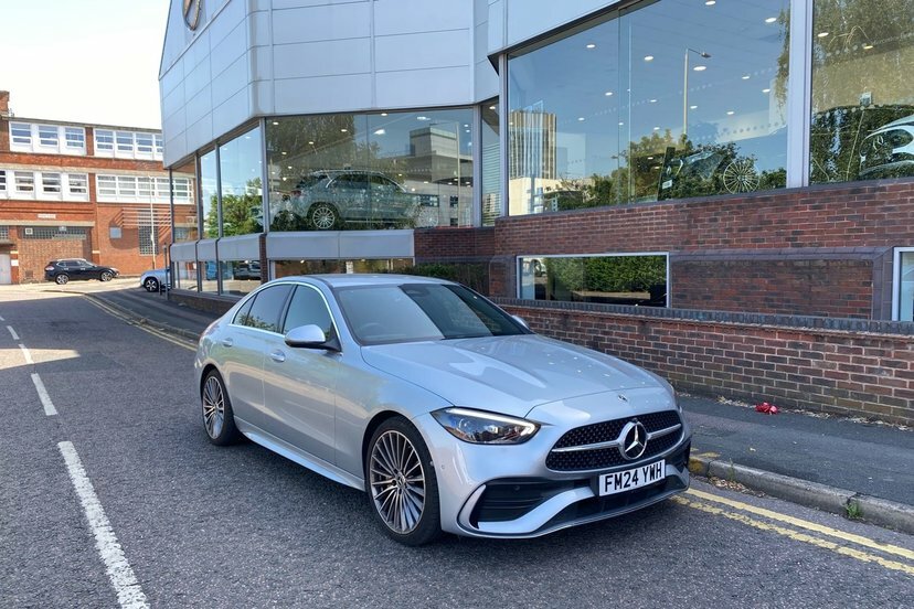 Mercedes-Benz C Class C200 Amg Line 9G-tronic White #33