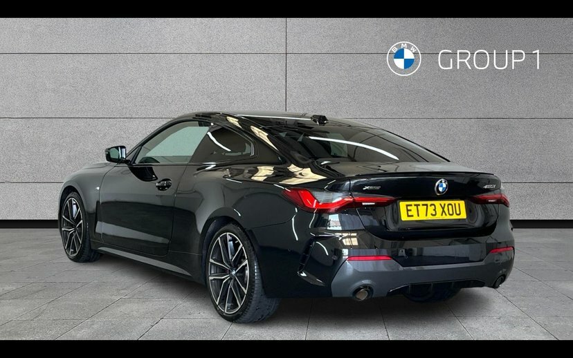 BMW 4 Series Gran Coupe 420I Xdrive M Sport Coupe ET73XOU Black #2